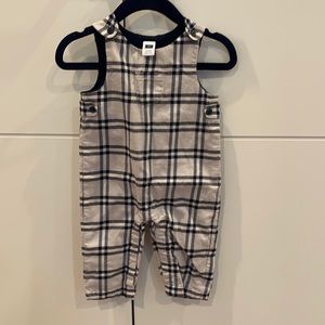 Janie & Jack Infant Plaid Jumper - Like New! 3/6 M